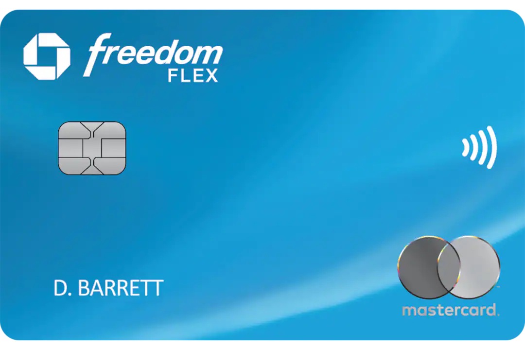 Chase Freedom Flex 信用卡卡面，Mastercard 版本